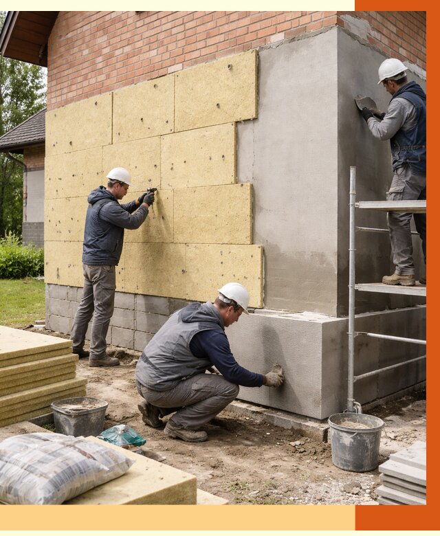 Утепление частного дома в Пушкино под ключ от 7780 руб/м2 — недорого | ТепломастерПшк