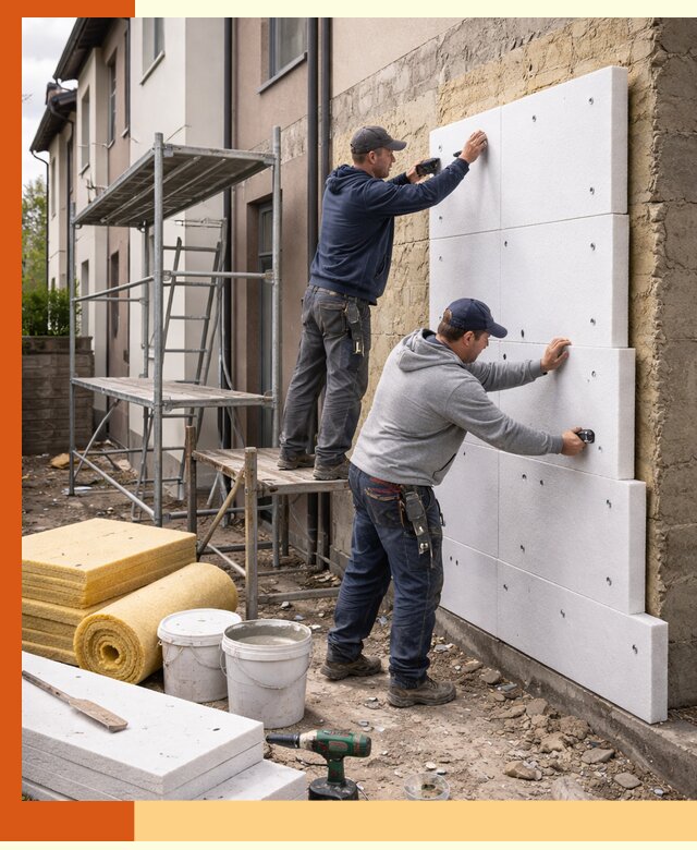 Утепление таунхауса с гарантией комфорта в Пушкино