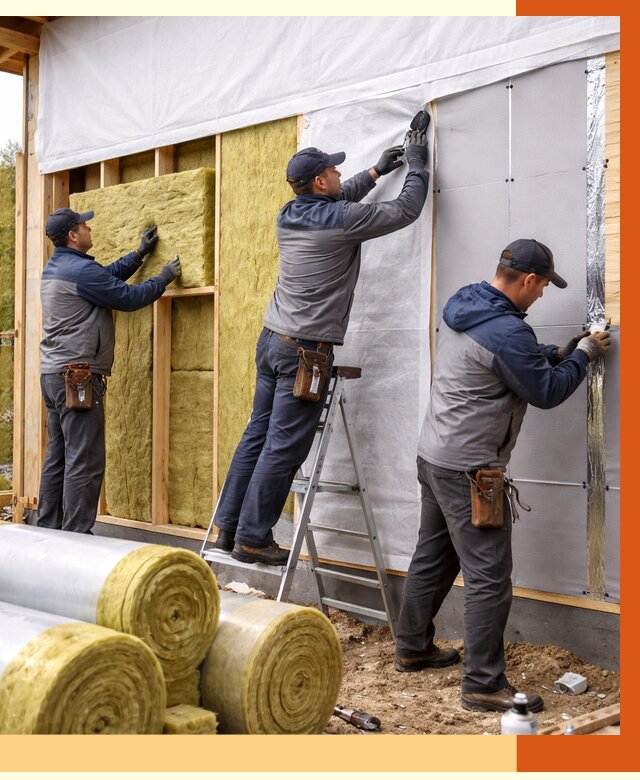 Утепление каркасного дома в Пушкино от 4357 руб./м2 — профессионально | ТепломастерПшк