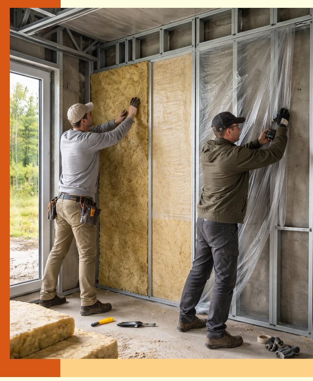 Утепление дома из ЛСТК в Пушкино с гарантией качества и эффективности