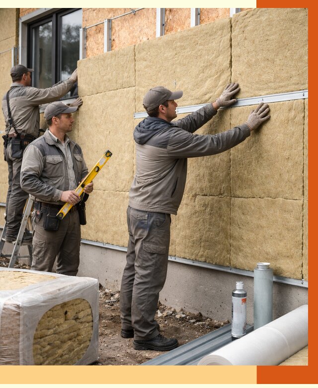 Утепление дома из SIP панелей в Пушкино от 6431 руб./м² под ключ | ТепломастерПшк