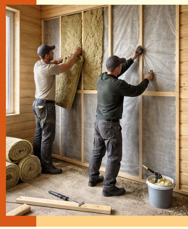 Утепление дома из минибруса в Пушкино: комплексные теплоизоляционные работы