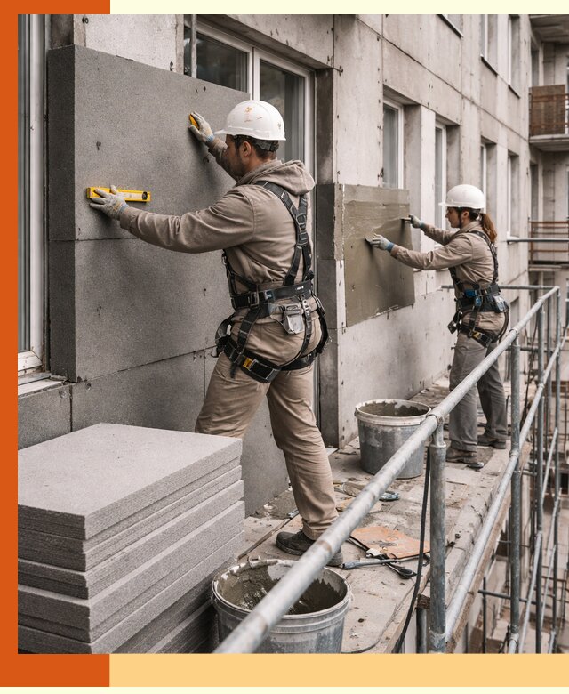 Утепление квартиры снаружи под ключ в Пушкино