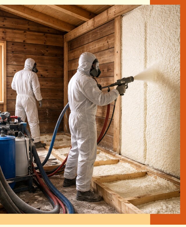 Утепление бани ппу в Пушкино под ключ от 4357 руб./м2 | ТепломастерПшк - напыление и монтаж ппу