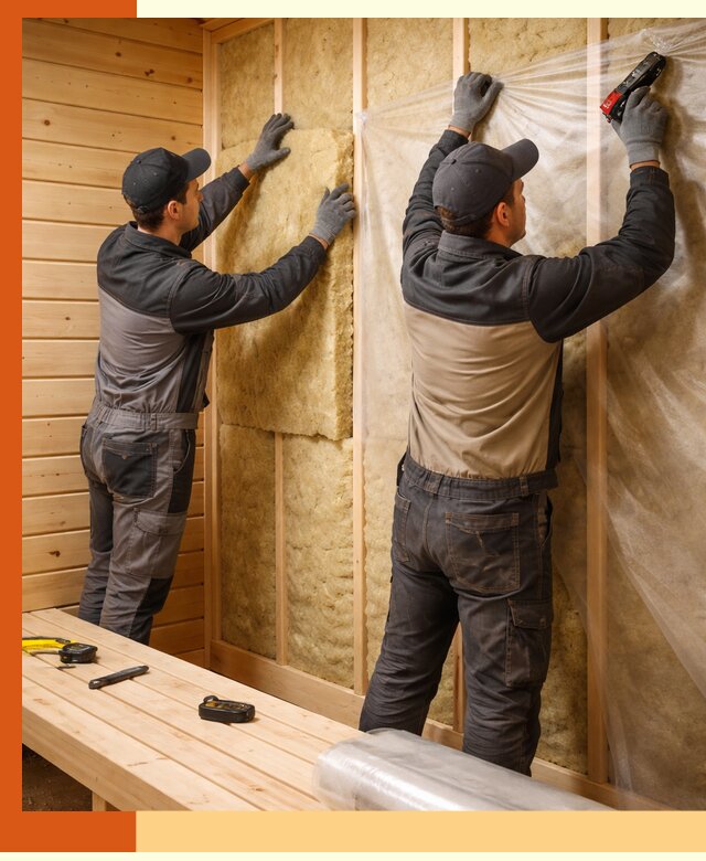 Профессиональное утепление сауны в Пушкино с гарантиями качества