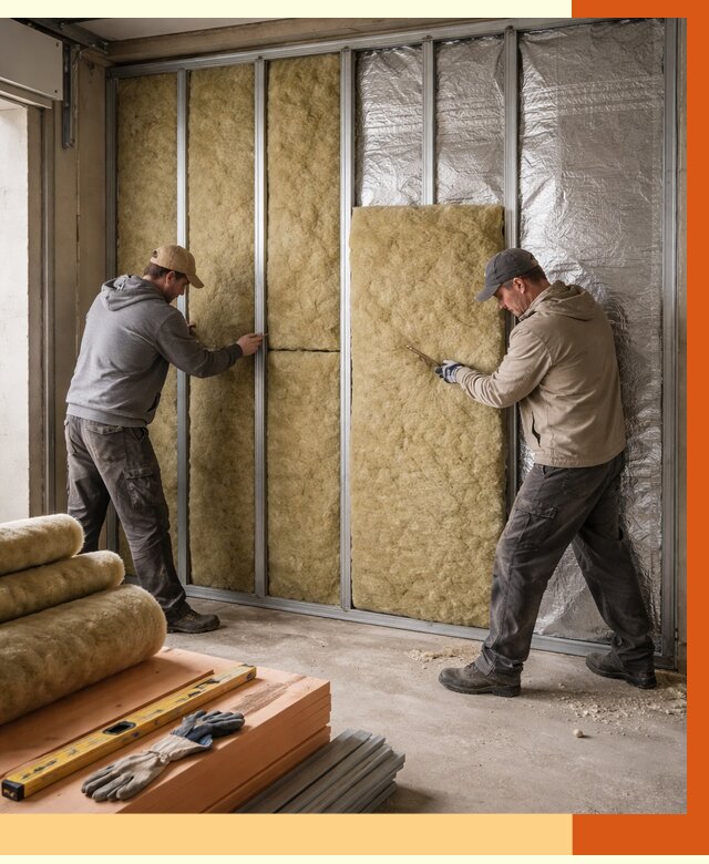 Утепление гаража изнутри в Пушкино от 7780 руб/м2 — работы и цена | ТепломастерПшк