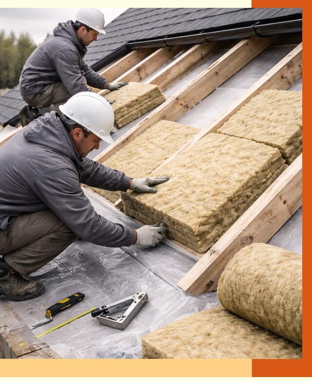 Утепление крыши в Пушкино от 1919 руб./м2 — комплексное утепление кровли | ТепломастерПшк