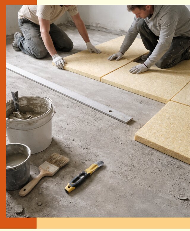 Утепление бетонного пола в Пушкино профессионально и недорого