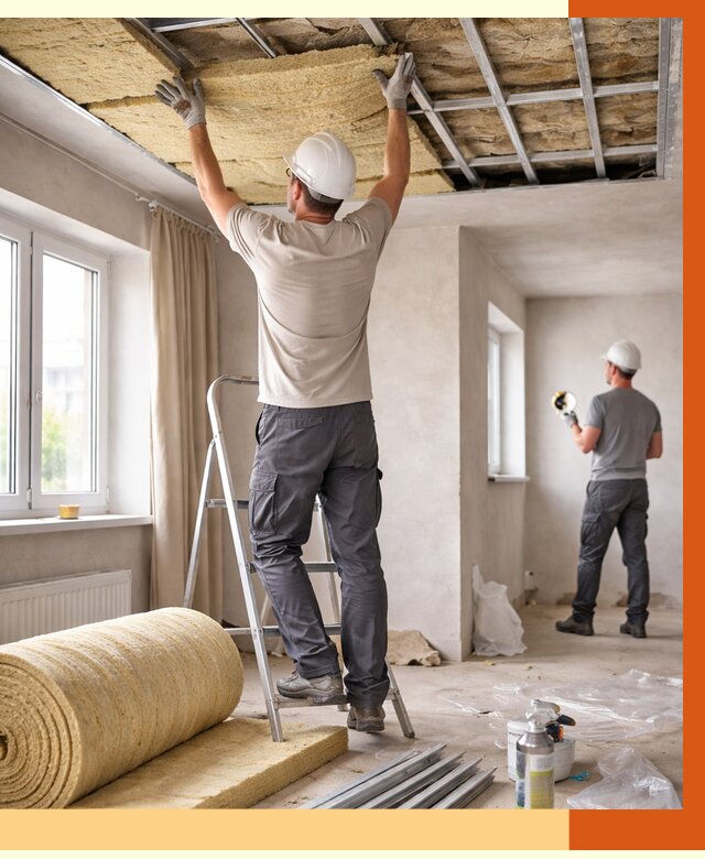 Утепление потолка в частном доме в Пушкино от 985 руб./м² — работы под ключ | ТепломастерПшк