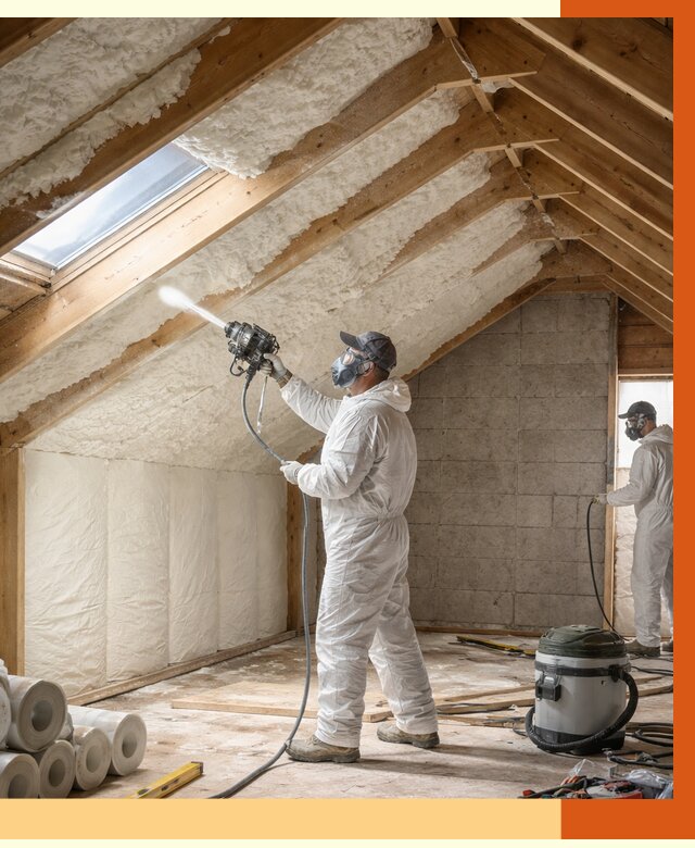 Утепление мансарды ППУ в Пушкино от 2853 руб./м² — заказать под ключ | ТепломастерПшк