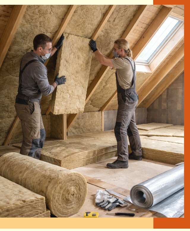 Утепление мансарды минватой в Пушкино от 4357 руб./м2 — монтаж и пароизоляция | ТепломастерПшк