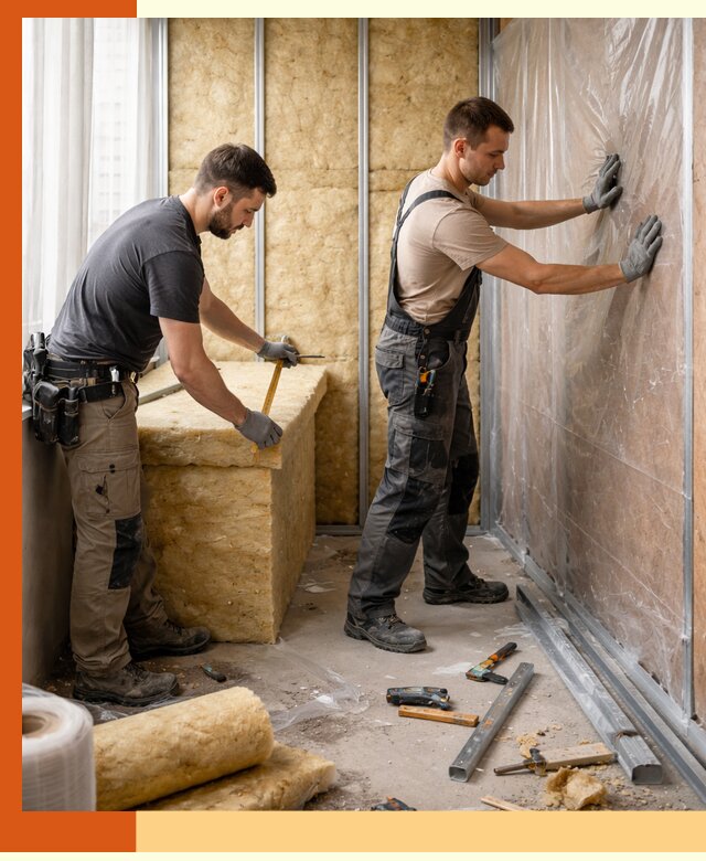 Профессиональное утепление лоджии в Пушкино эффективно и надежно