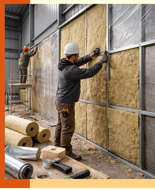 Утепление ангара в Пушкино — профессиональная теплоизоляция помещений