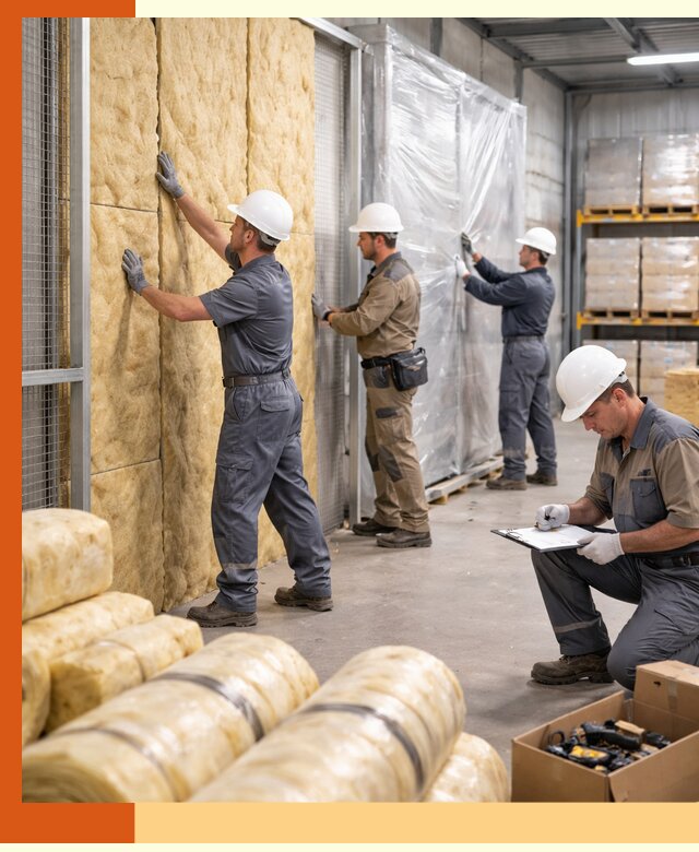 Утепление склада готовой продукции в Пушкино качественно и быстро