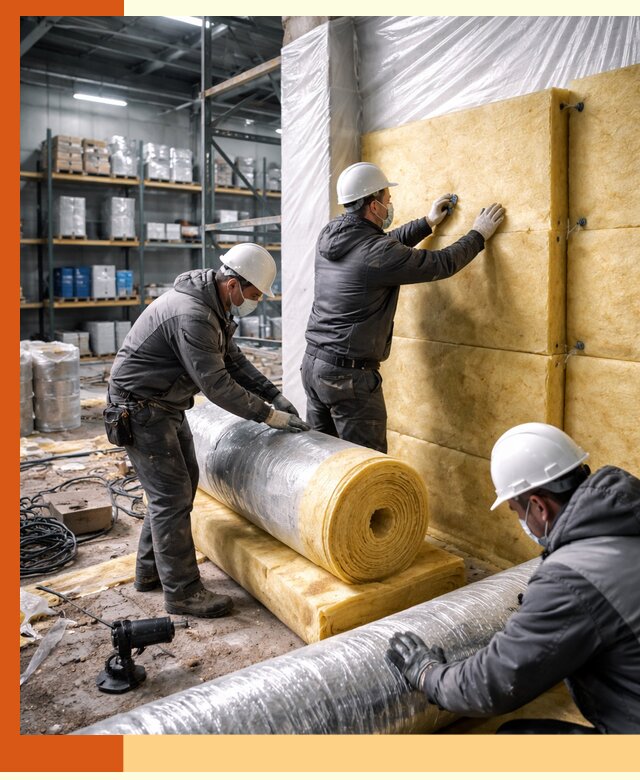 Утепление склада химсырья в Пушкино: безопасная и эффективная изоляция