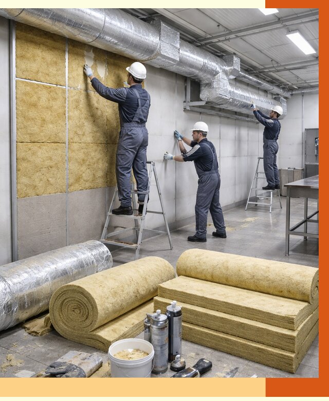 Утепление пищевого цеха в Пушкино от 12966 руб./м² — комплексно под ключ | ТепломастерПшк