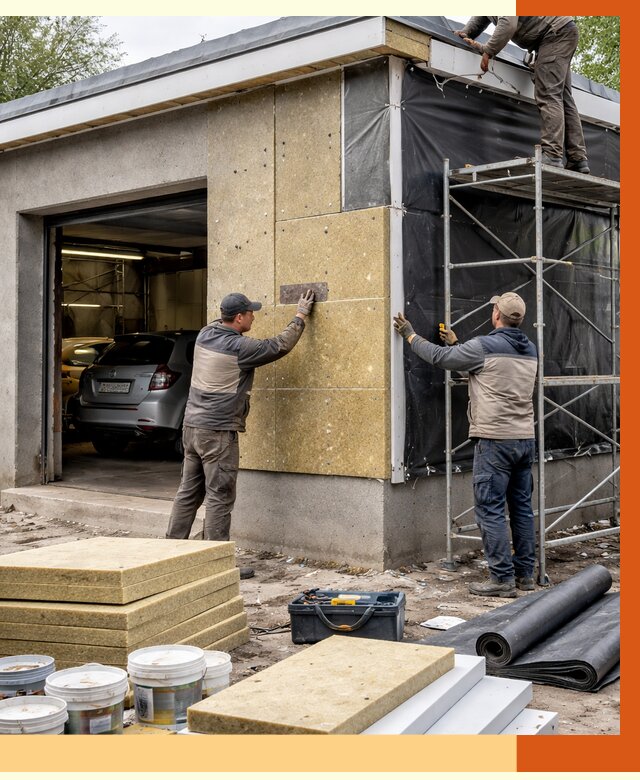 Утепление автосервиса в Пушкино ппу, пеноизоляция, от 15041 руб/м2 — ТепломастерПшк