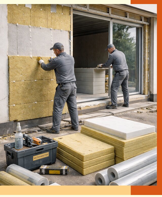 Утепление торгового павильона в Пушкино от 15041 руб./м² под ключ | ТепломастерПшк