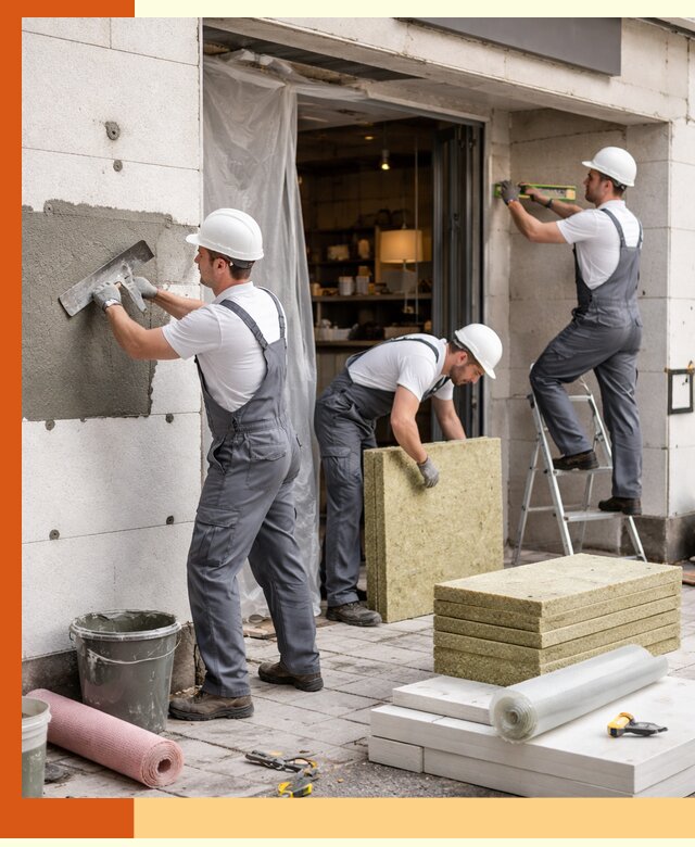 Утепление кафе в Пушкино: профессиональная теплоизоляция и монтаж