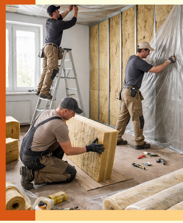 Утепление офисных помещений под ключ в Пушкино