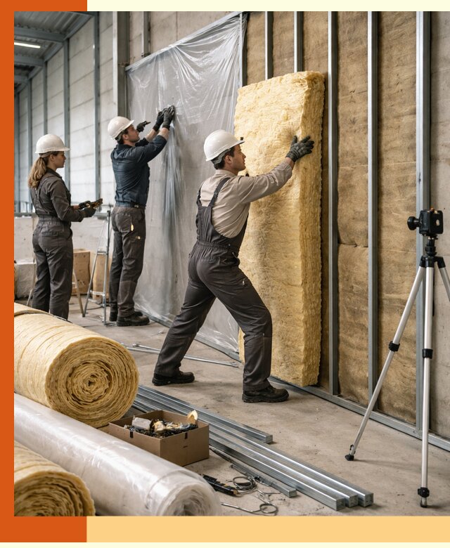 Утепление складского терминала в Пушкино профессионально и надёжно