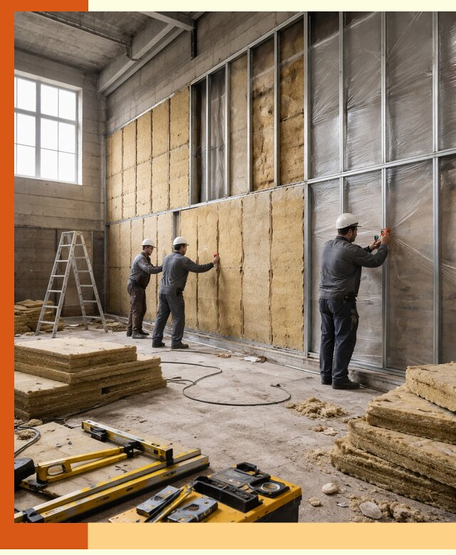 Утепление спортивного зала в Пушкино качественно и недорого