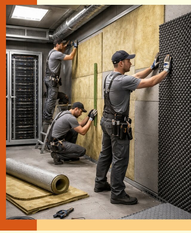 Утепление серверной комнаты профессионально в Пушкино