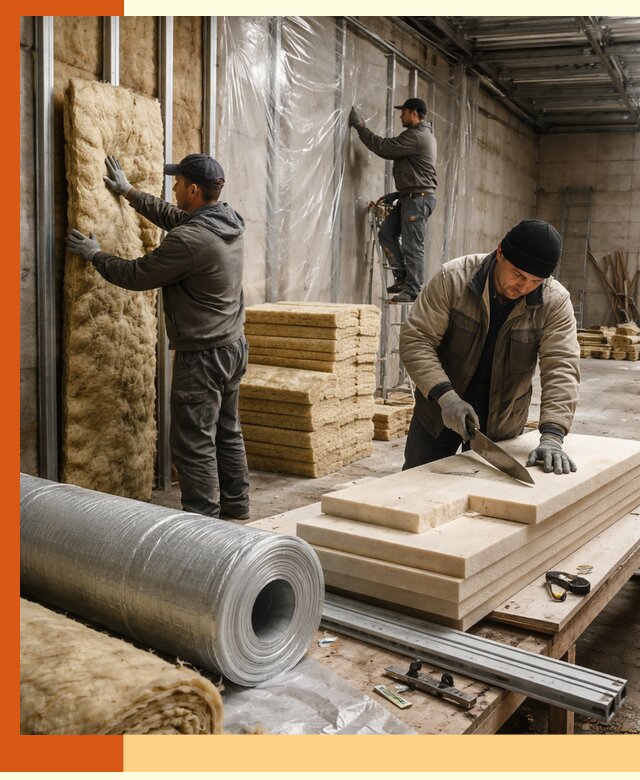 Утепление торгового склада в Пушкино с энергоэффективными решениями