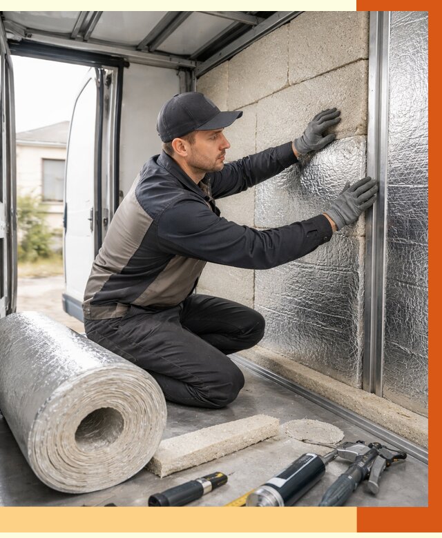 Утепление фургона рефрижератора в Пушкино от 12966 руб./м² под ключ | ТепломастерПшк