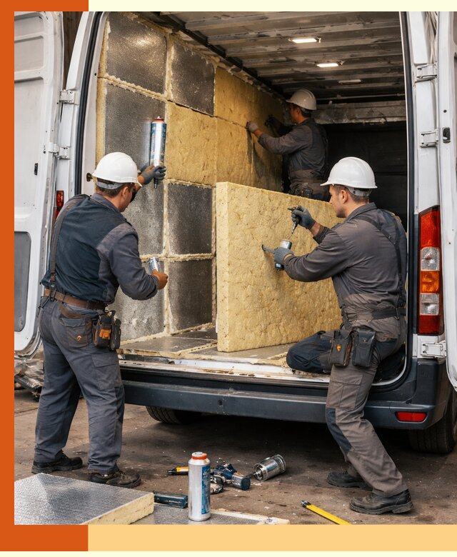 Утепление фургона-рефрижератора в Пушкино для сохранения температуры