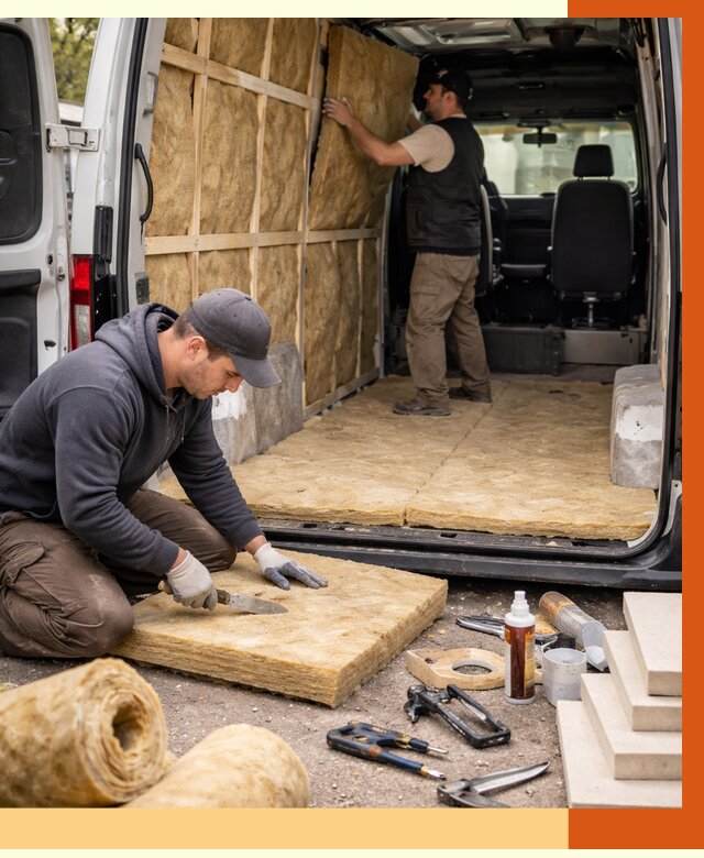 Утепление кемпера в Пушкино под ключ от 12448 руб. — профессионально | ТепломастерПшк