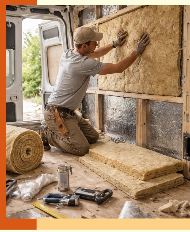 Утепление кемпера под ключ в Пушкино с гарантией качества