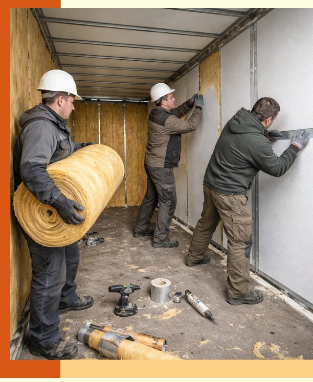 Утепление рефрижераторного контейнера в Пушкино профессионально и надежно