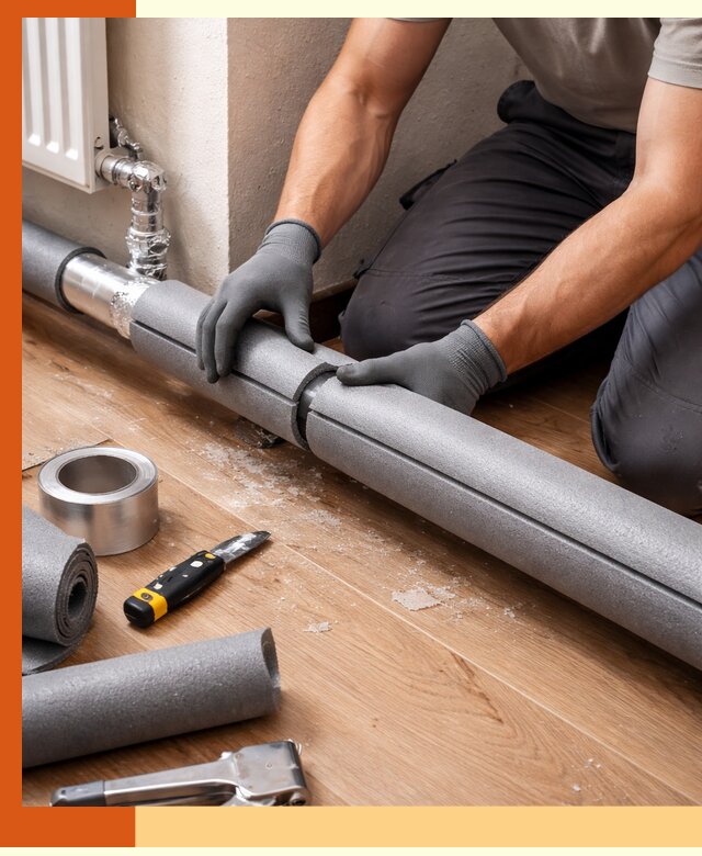 Утепление труб отопления в Пушкино: теплоизоляция и защита сети