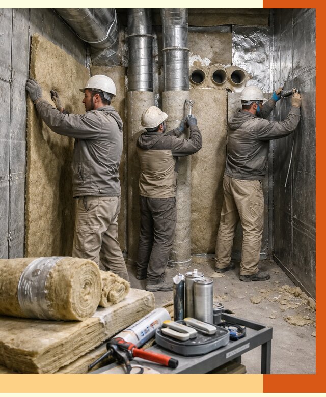 Утепление венткамеры в Пушкино под ключ от 1504 руб. — профессионально | ТепломастерПшк