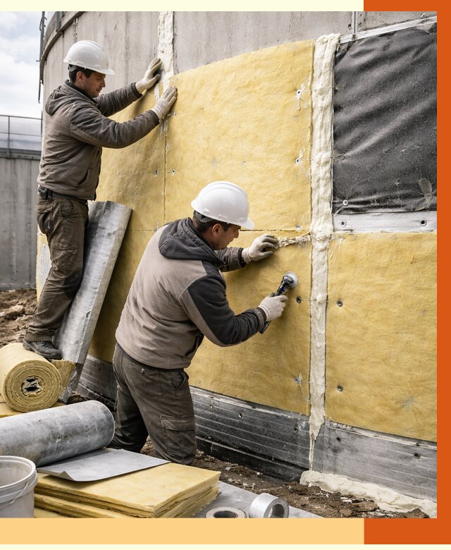 Утепление резервуара в Пушкино от 28526 руб/м2 — монтаж ППУ и комплекс под ключ | ТепломастерПшк