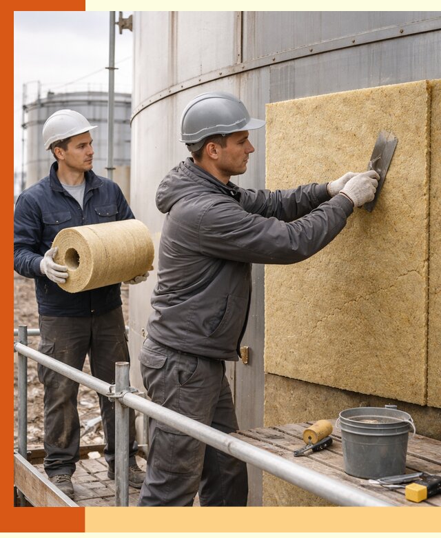 Профессиональное утепление резервуара и теплоизоляция в Пушкино