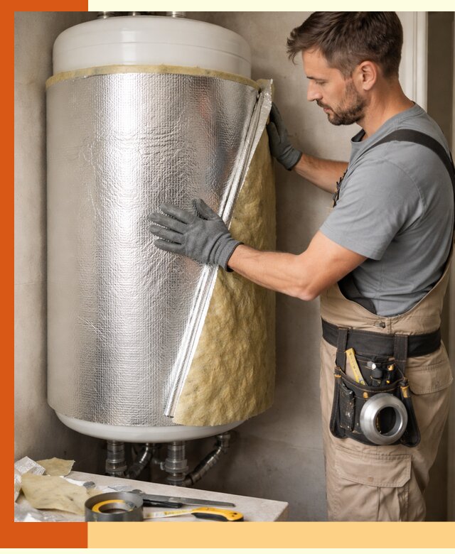 Утепление бойлера в Пушкино для снижения теплопотерь и экономии энергии