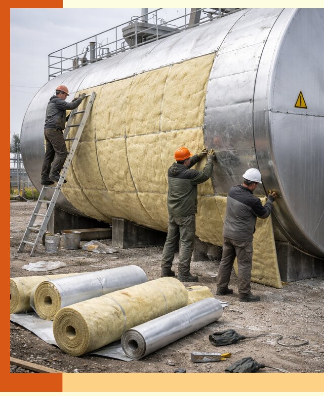 Утепление резервуаров с топливом в Пушкино надежно и экономично