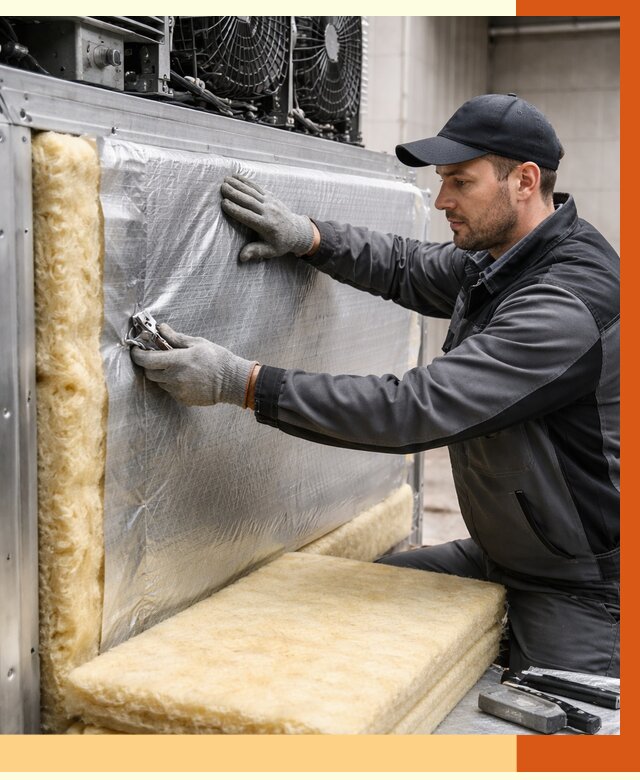 Утепление холодильного агрегата в Пушкино от 8817 руб. под ключ | ТепломастерПшк