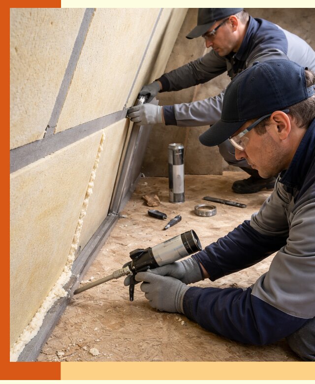 Герметизация стыков ППУ в Пушкино — надежное уплотнение швов