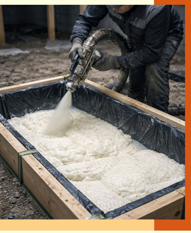 Заливка ППУ в формы в Пушкино от 2593 руб. — утепление форм под ключ | ТепломастерПшк