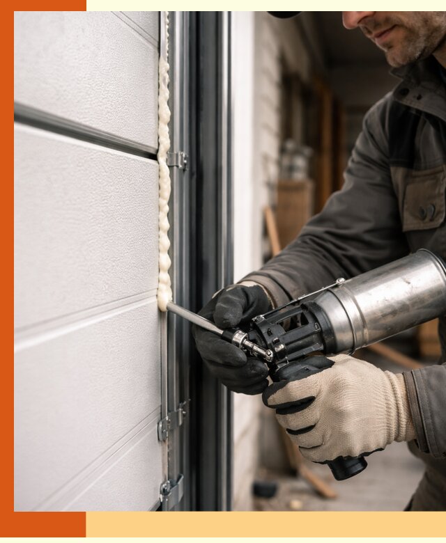 Заполнение пустот ворот в Пушкино профессионально и герметично