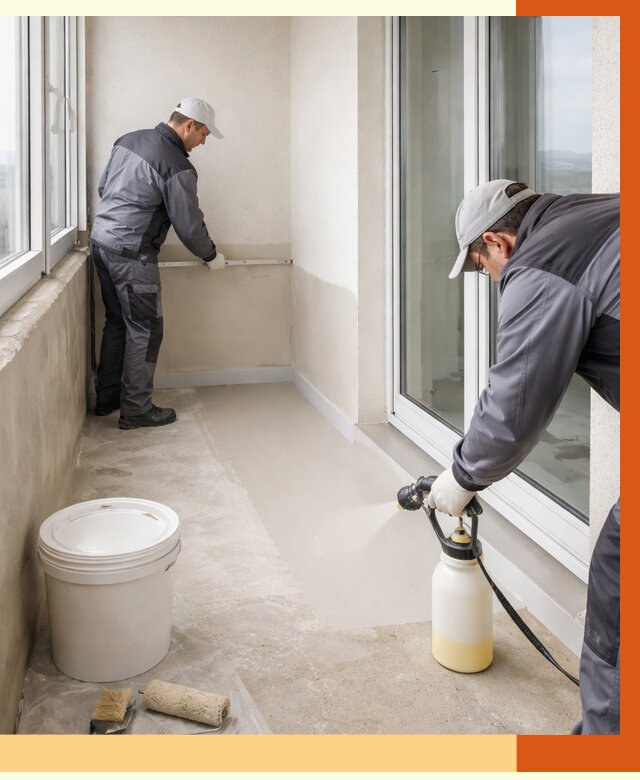 Утепление балкона жидкой теплоизоляцией в Пушкино от 5964 руб./м2 | ТепломастерПшк