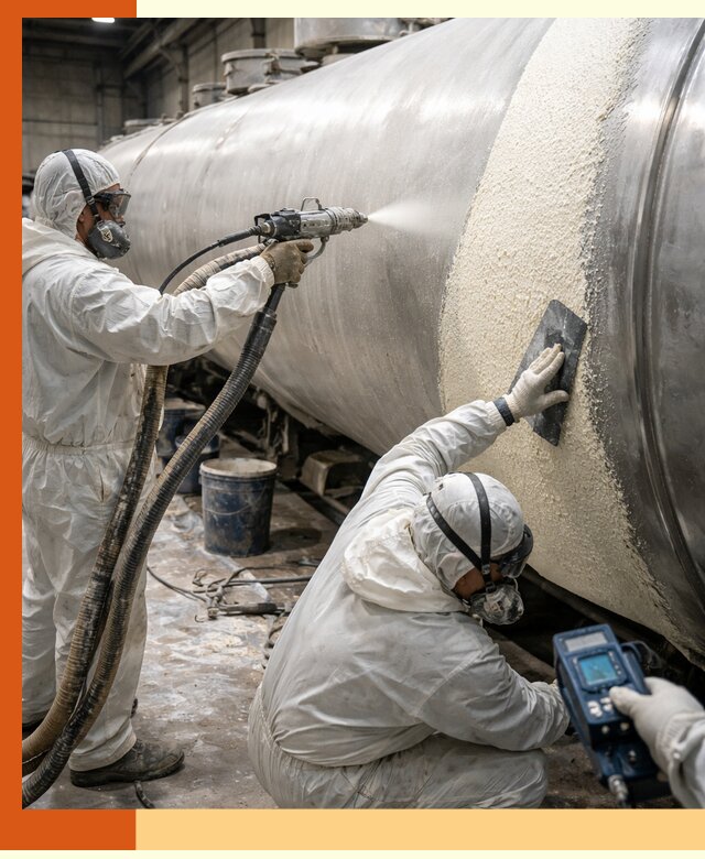 Утепление автоцистерн жидкой теплоизоляцией в Пушкино