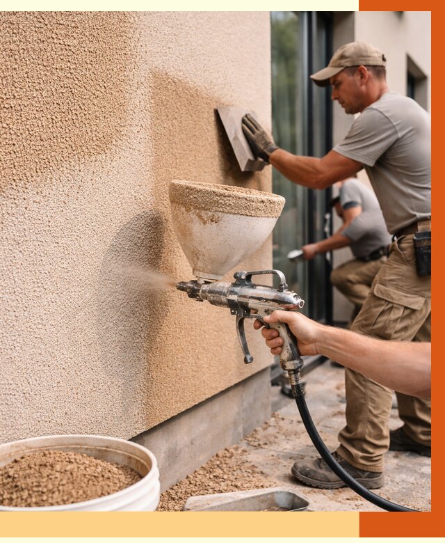 Утепление фасада жидкой пробкой в Пушкино от 4979 руб./м² под ключ | ТепломастерПшк