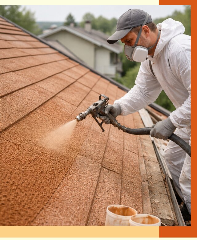 Утепление кровли жидкой пробкой в Пушкино от 2801 руб./м² под ключ | ТепломастерПшк