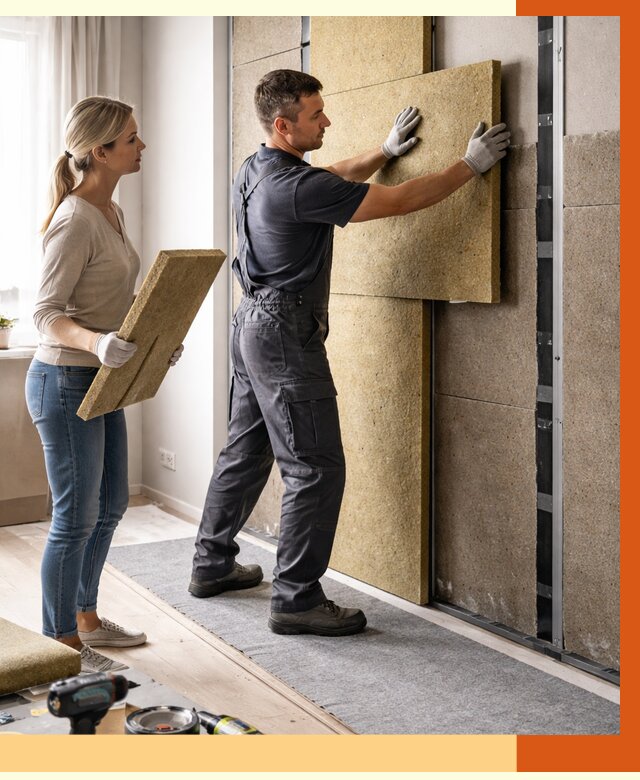 Профессиональная шумоизоляция квартиры в Пушкино от 7780 руб. за м2 | ТепломастерПшк