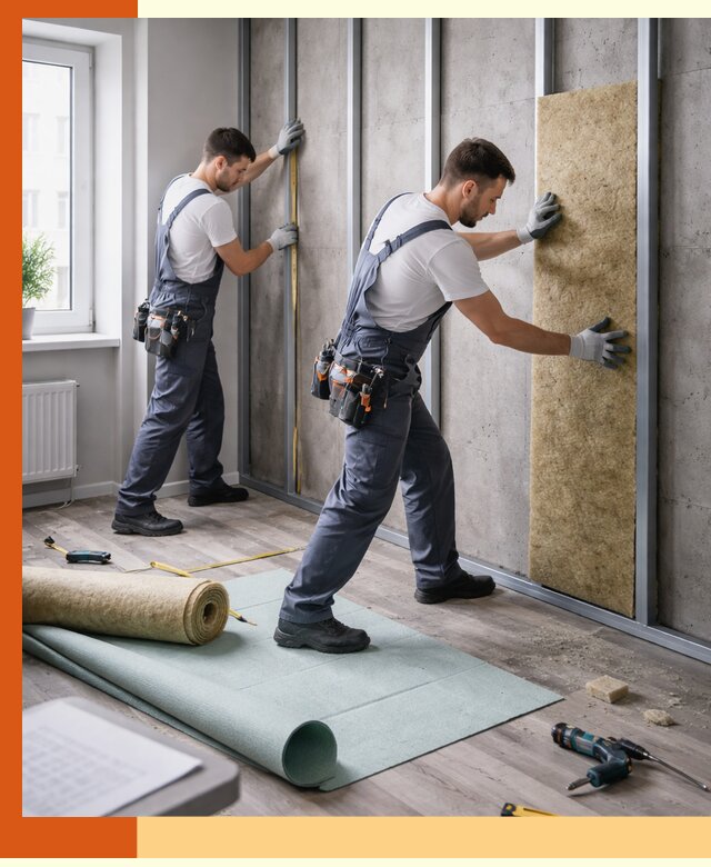 Шумоизоляция квартиры под ключ в Пушкино — профессионально и гарантированно