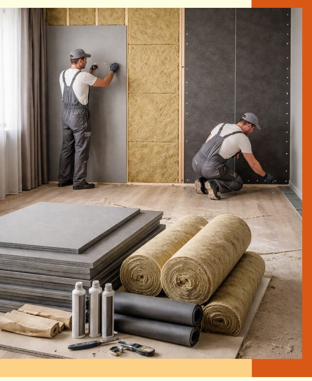 Шумоизоляция дома в Пушкино от 4668 руб/м2 — комплексная звукоизоляция под ключ | ТепломастерПшк